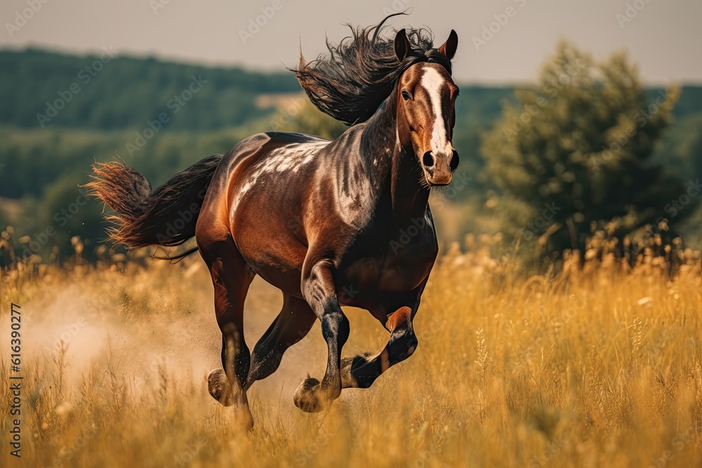 Obraz premium Majestic Stallion Regal Equine