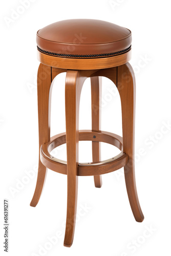 Bar stool isolated on transparent background 