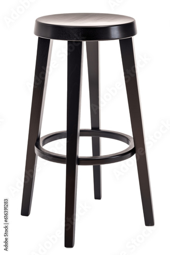 Bar stool isolated on transparent background  photo