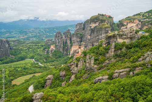 Meteora Monastery view in Greece