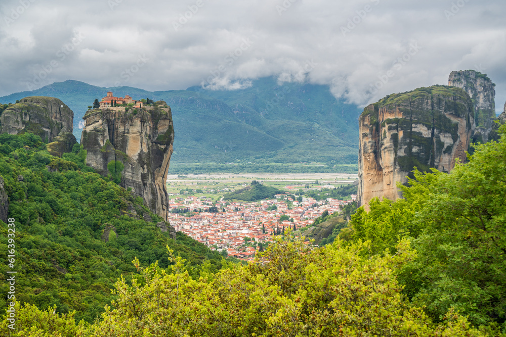 Meteora Monastery view in Greece