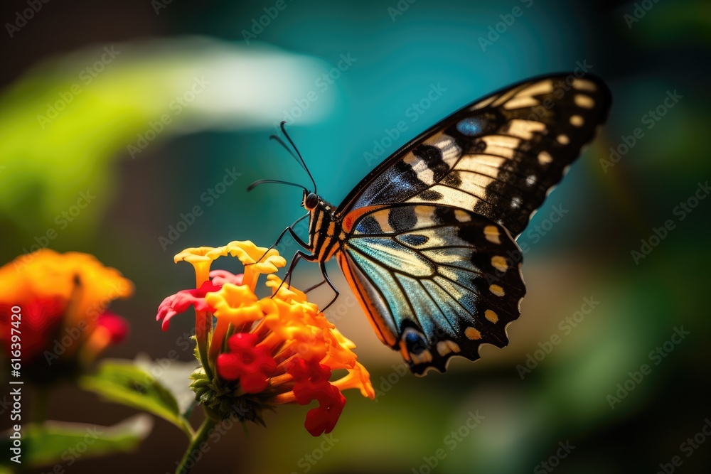 Fototapeta premium Tropical Butterfly Exotic Lepidoptera