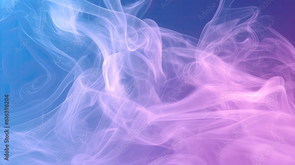 Seamless white smoke on plain background. Generative AI. Seamless white smoke on plain background. Generative AI.