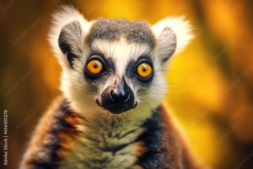 Curious Lemur Inquisitive Primate Curious Lemur Inquisitive Primate