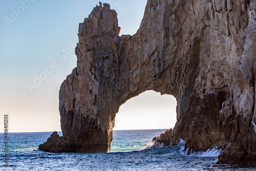 The Cabo San Lucas Arch is a rock formation, namely a natural arch that separates the Pacific Ocean from the Gulf of California in Cabo San Lucas, in the state of Baja California Sur in Mexico. Sea.