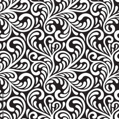 Ornament seamless floral pattern. stylish abstract vector illustration. Seamless abstract floral pattern. Stylish abstract vector illustration.