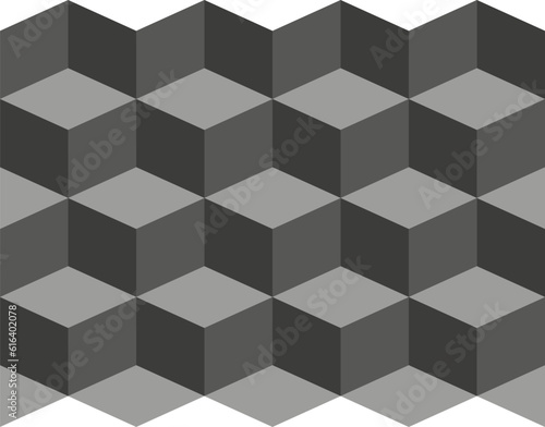 Graphic design element and abstract geometric background with vector blocks for banner or header template.