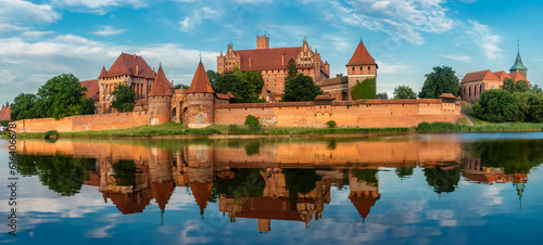 Panorama of Teutonic Castle in Malbork (Marienburg) in Pomerania (Poland) © Karl Allen Lugmayer