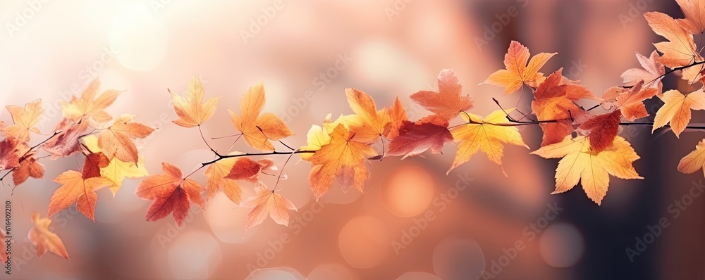 Abstract Background with Autumn Leaves in Rich Orange Generative AI illustrations Abstract Background with Autumn Leaves in Rich Orange Generative AI illustrations
