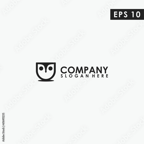 Owl Logo Design. Owl Logo Template. Modern Design. Flat Logo. Vector Illustration