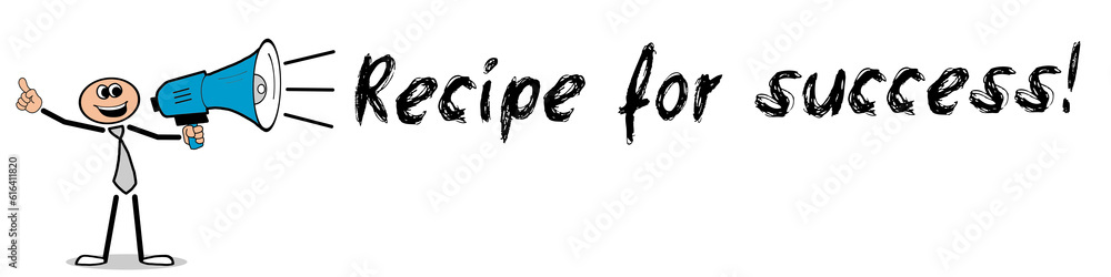 Fototapeta premium Recipe for success!