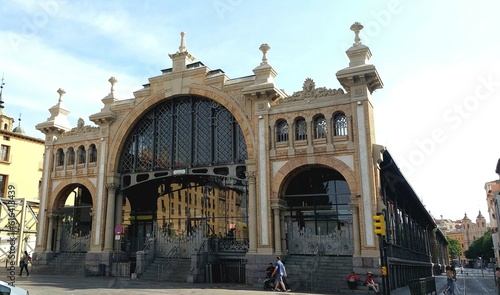 Zaragoza central market, Aragona, Spain