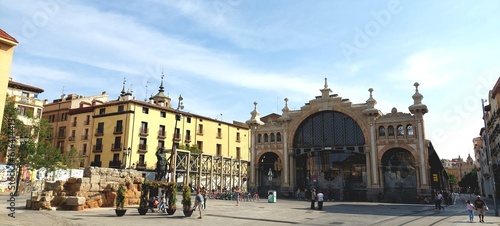 The central market in Zaragoza, Aragon, Spain