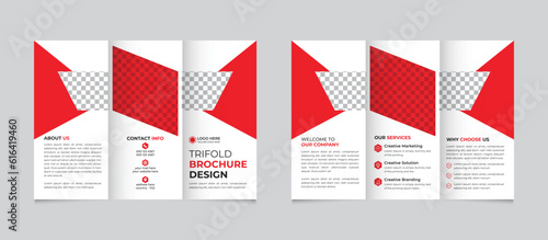Professional Corporate Modern Business Trifold Brochure Template Design