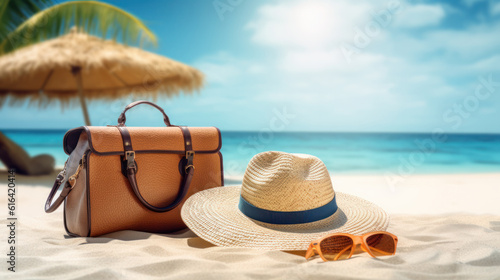 Beach Essentials  Hat  Bag  and Summer Vibes     Unveiling the Allure of the summer.