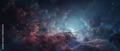Galaxy texture with stars and beautiful nebula. Starry ight, infinite universe, milky way.View of the birth of a star in space during a nebula explosion