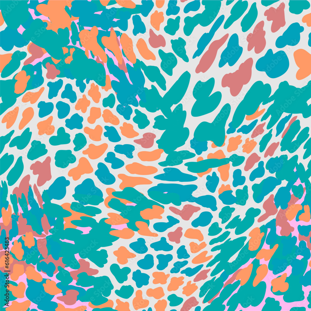 Seamless pattern. Modern stylish texture. Endless abstract mesh. Hand drawn background.