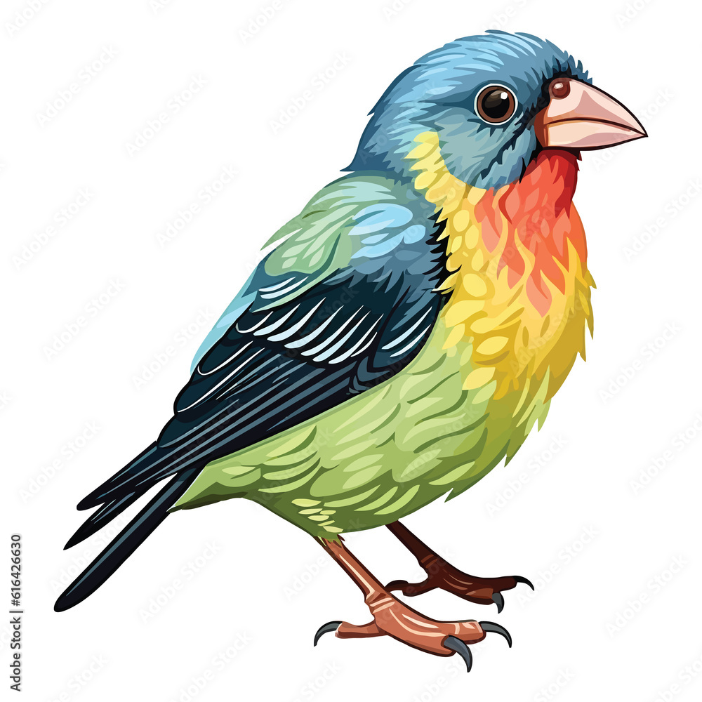 Expressive and Playful: 2D Art Depicting the Adorable Barbet