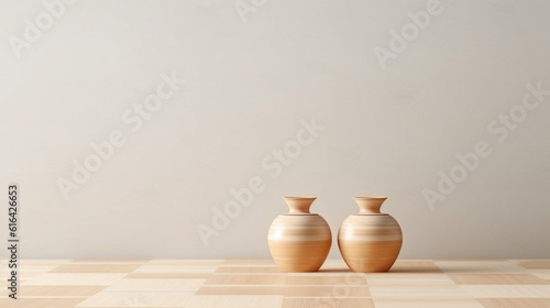 vase on the table HD 8K wallpaper Stock Photographic Image