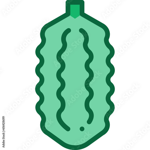 bitter gourd two tone icon