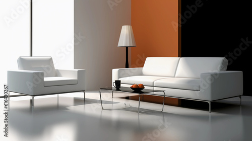 Minimalist living room interior home decoration © Diarystock