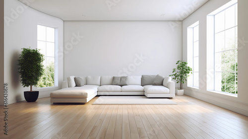 Minimalist living room interior home decoration