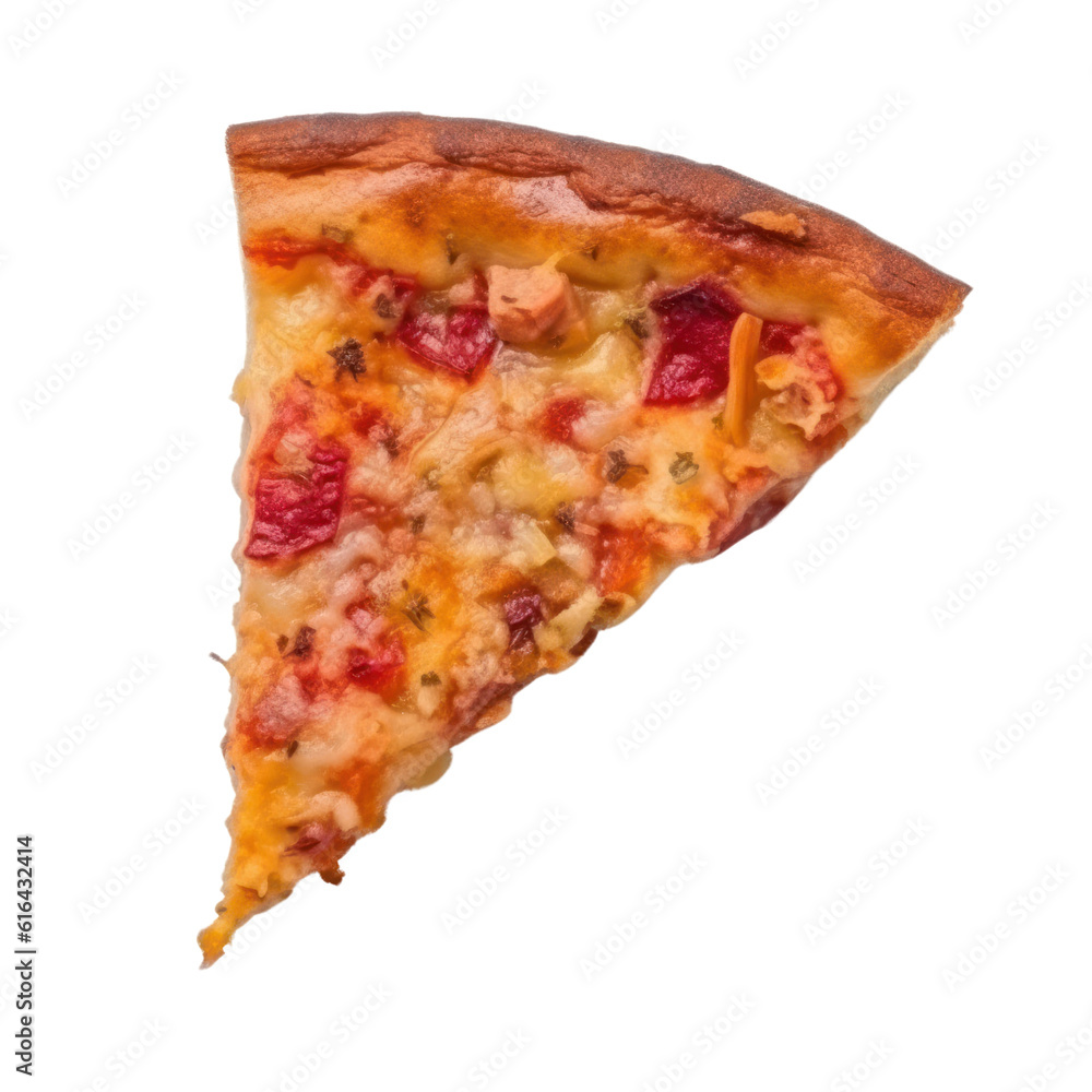 slice of pizza isolated on transparent background cutout slice of pizza isolated on transparent background cutout