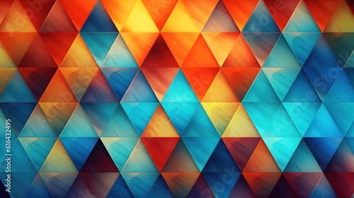 Abstract colorful wallpaper triangles