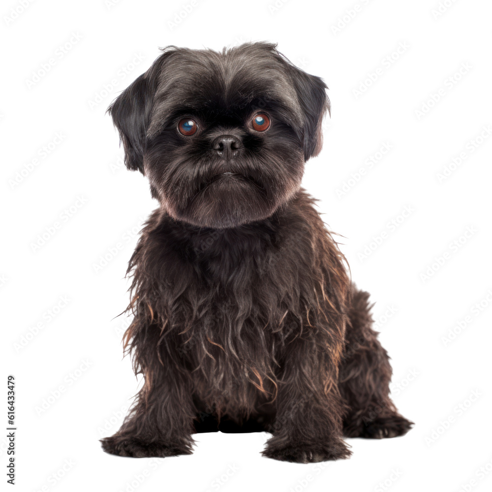 puppy isolated on transparent background cutout
