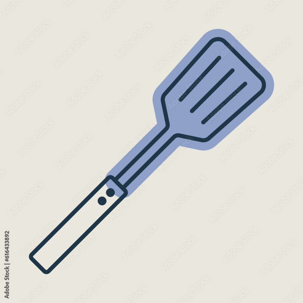 Kitchen spatula vector icon. Kitchen appliance Kitchen spatula vector icon. Kitchen appliance