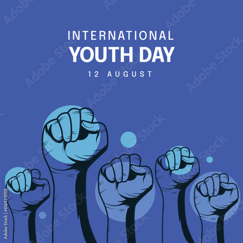 Poster design to honor the global youth day