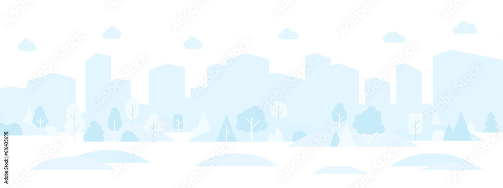 City background. Cityscape skyline. Streets and buildings silhouette. Town park. Downtown architecture. Metropolis exterior. Urban landscape with houses and trees. Vector flat panorama City background. Cityscape skyline. Streets and buildings silhouette. Town park. Downtown architecture. Metropolis exterior. Urban landscape with houses and trees. Vector flat panorama