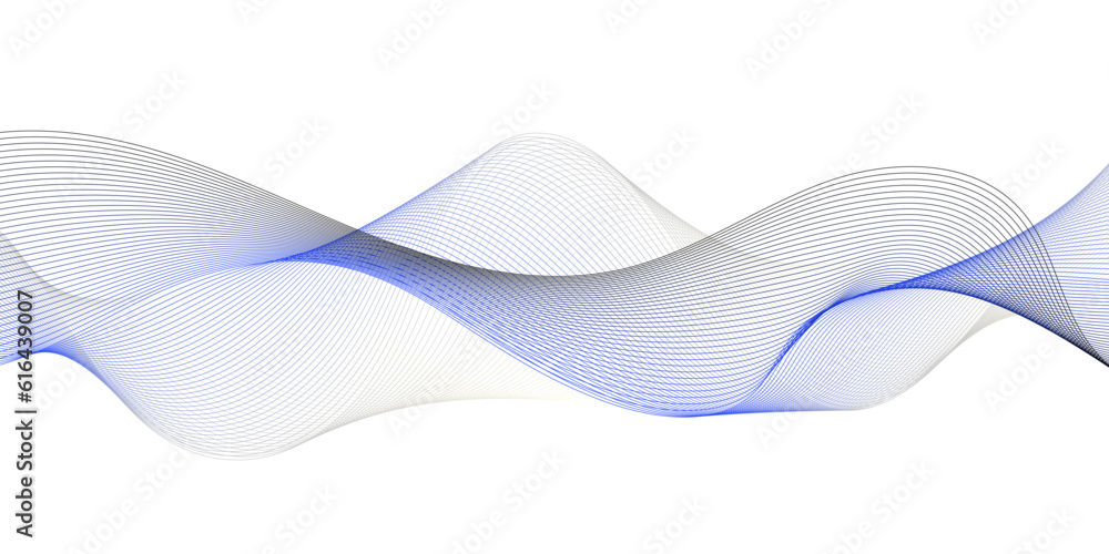 Simple Abstract flowing wave lines. Design element for technology, science, modern concept.vector eps 10