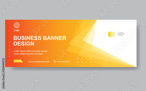 Vector abstract design web banner template. Web Design Elements - Header Design. Abstract geometric web banner template on grey background.Modern banner.