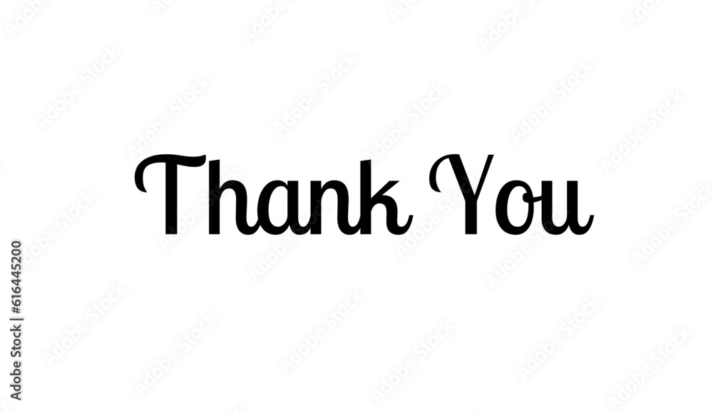 thank you lettering, thank you card, ready to print, vector hand drawn lettering, banner, borderline	