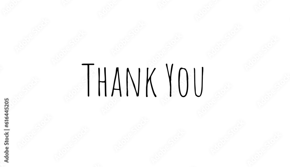 thank you lettering, thank you card, ready to print, vector hand drawn lettering, banner, borderline thank you lettering, thank you card, ready to print, vector hand drawn lettering, banner, borderline