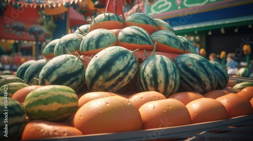 Illustration of World Melon Day