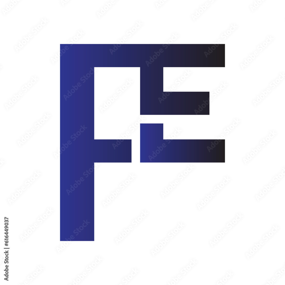 FE letter background vector design, FE logo design. FE letter background vector design, FE logo design.