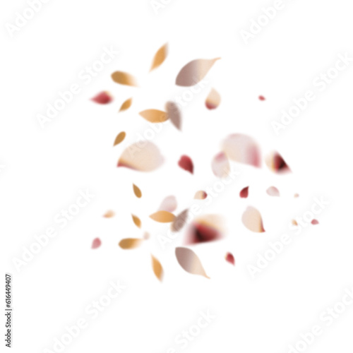 falling red hearts