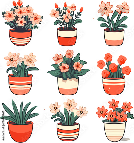 Flower Vase Vector
