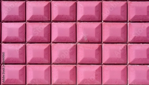 background of pink cubes design tile , Ai generated 