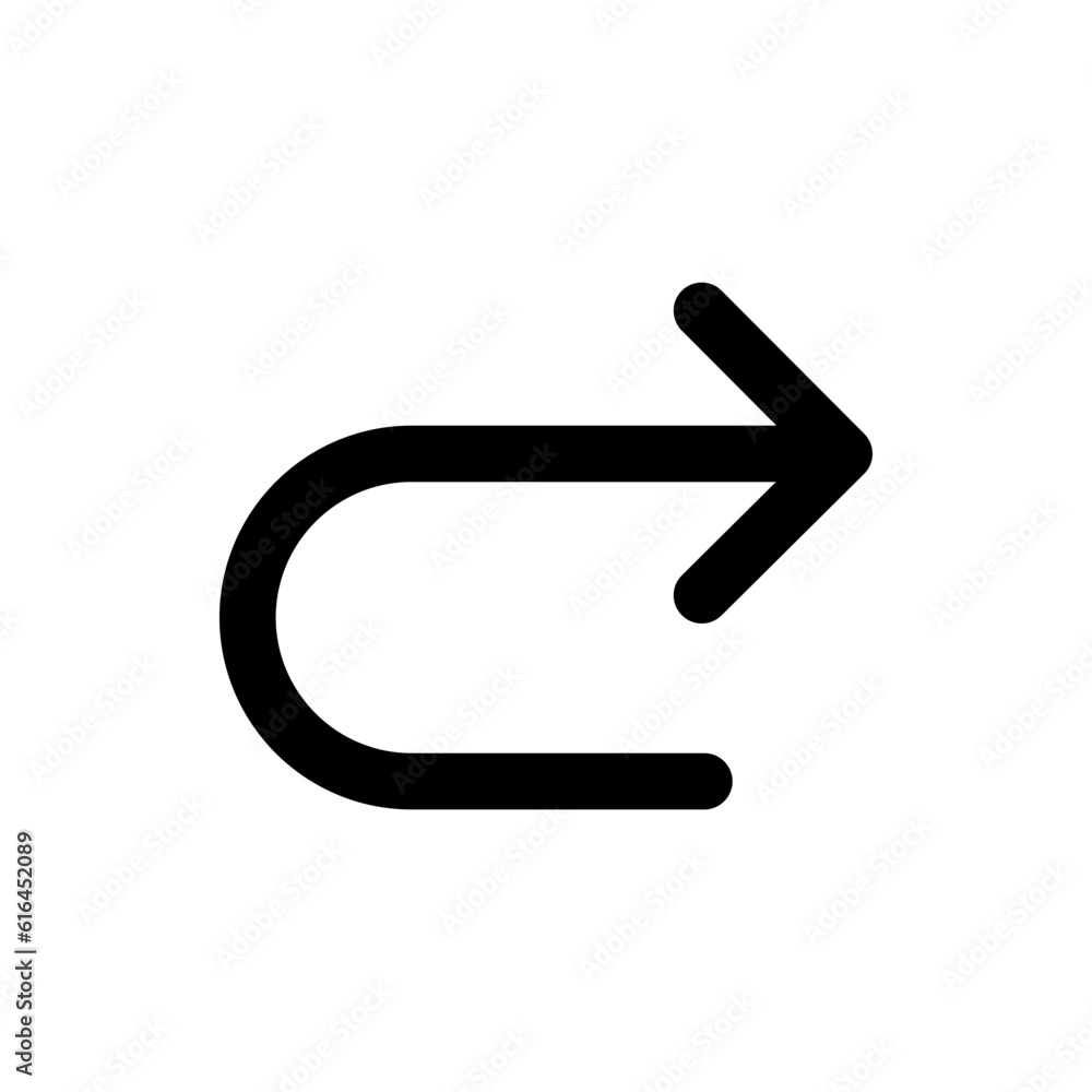 return icon redo arrow turn right symbols direction icons return icon redo arrow turn right symbols direction icons