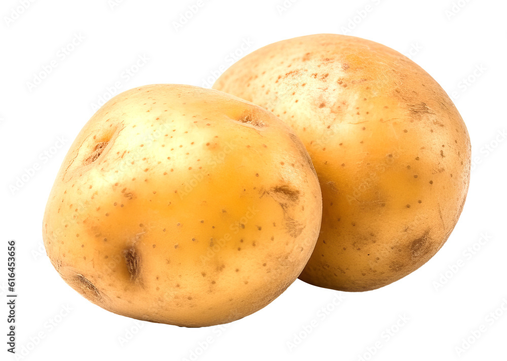 potatoes isolated on transparent background Stock-Foto | Adobe Stock