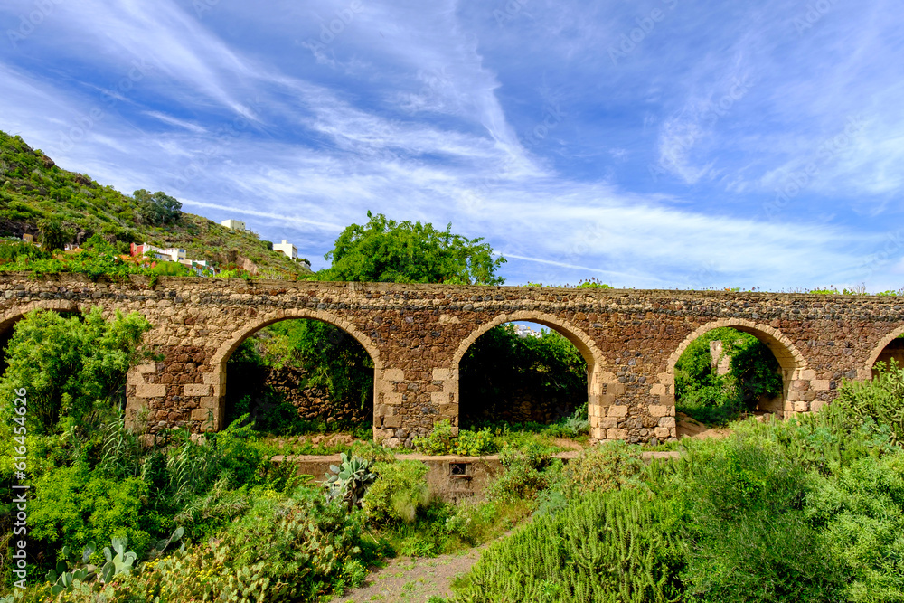 Roman bridge in Las palmas de Gran Canaria, Spain.