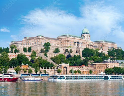 Photography Budapest Royal Palace morning view.