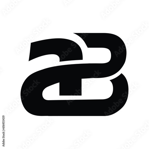 AB letter background vector design, AB logo design.