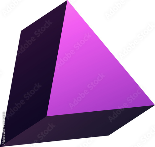 3d gradient geometry shape neon color