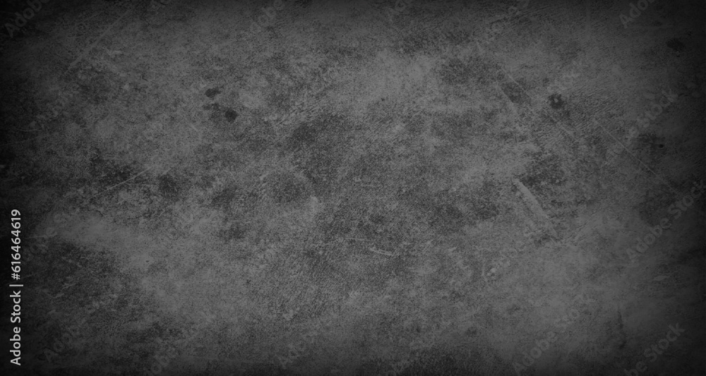 Grunge texture effect. Distressed overlay rough textured on dark space.  Realistic gray background. Graphic design element concrete wall style  concept for banner, flyer, poster, brochure, cover, etc Stock Vector