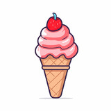 Illustration of an ice cream (Vector)