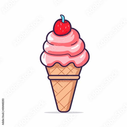 Illustration of an ice cream (Vector)